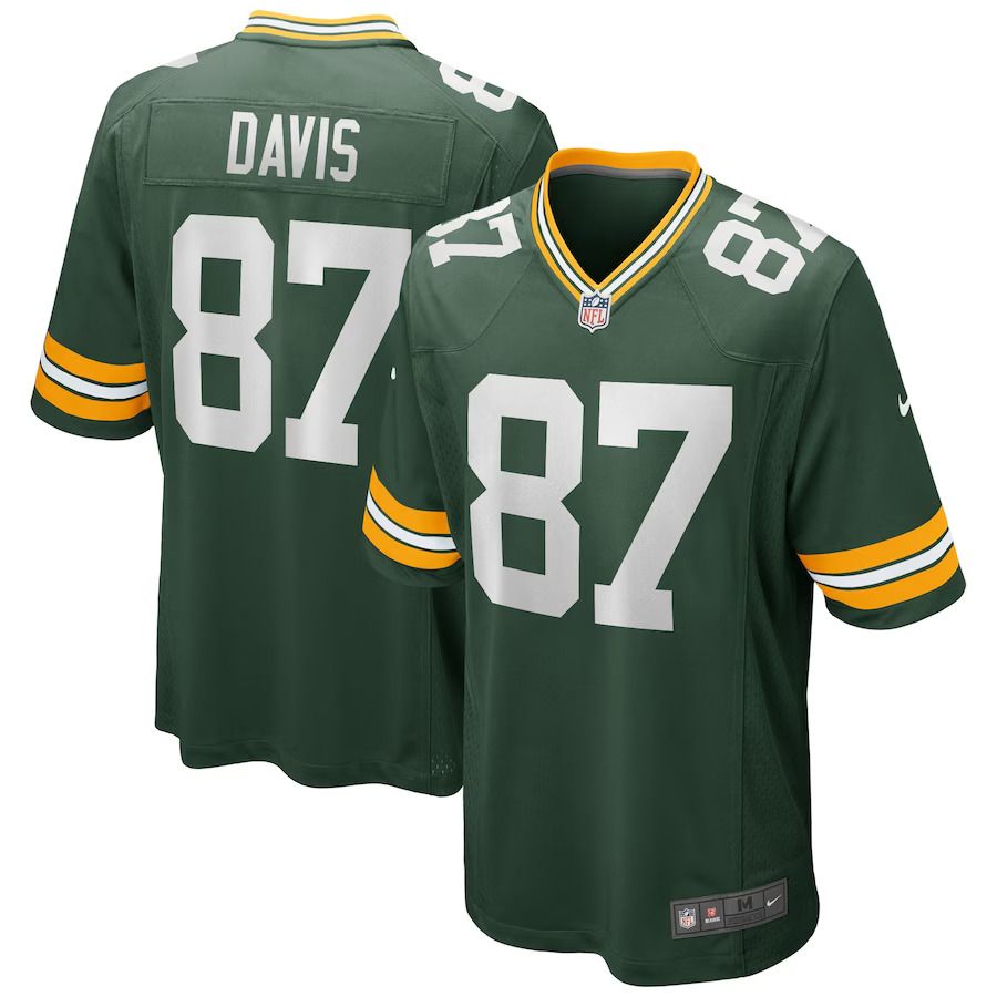 Men Green Bay Packers #87 Willie Davis Nike Green Game Retired Player NFL Jersey->women nfl jersey->Women Jersey
